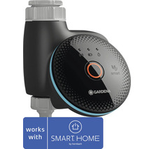 Zavlažovací počítač Gardena smart Water Control na zavlažovanie záhrady, Logo Gardena, kompatibilný so Smart Home by Hornbach.