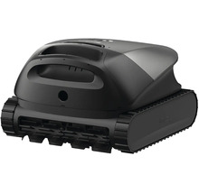 Bazénový robot Beatbot s pásovým pohonom a kefovým valcom, čierno-sivý.