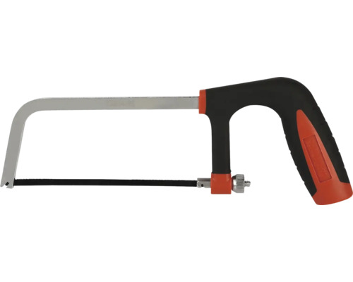 Pílka na kov s ergonomickou rukoväťou a upnutým pílovým listom pre presné rezy.