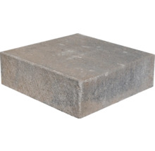 Sivý štvorcový betónový murovací kameň pre záhradné a krajinné úpravy.