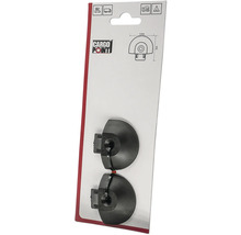 Nákladné oká Cargo Point pre vozidlá a kempovanie, 2 kusy, plast, 4,5 krát 5 centimetrov.