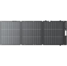 Prenosný solárny panel EcoFlow pozostávajúci z troch skladacích častí pre mobilné napájanie.