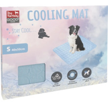 Balenie chladiacej podložky pre psov Dog Fantasy, veľkosť S, 40 krát 50 centimetrov, so psom na podložke a funkciou chladenia a cestovania.