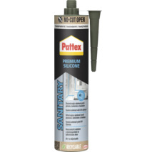 Pattex Premium Silikón Sanitárny transparentný, kartuša s tryskou, odolný proti plesniam a ultravioletovému žiareniu.