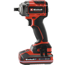 Akumulátorový rázový uťahovák Einhell Professional s bezkefkovým motorom a batériou Power X-Change.