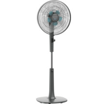 Stojanový ventilátor Rohnson Silent Breezer s piatimi lopatkami, digitálnym displejom a okrúhlou základňou.