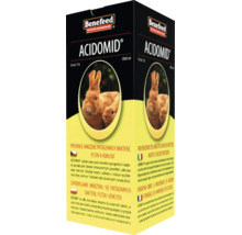 Benefeed Acidomid pre králiky, doplnkové krmivo na prevenciu baktérií a plesní, 1000 mililitrov