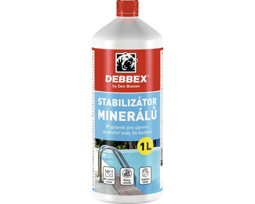 Debbex Stabilizátor minerálov na úpravu studničnej vody do bazéna, 1 liter