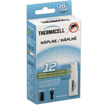 Thermacell náhradné náplne pre odpudzovače komárov, 12 hodín ochrany, obsahuje repelentné vankúšiky a butánovú náplň.