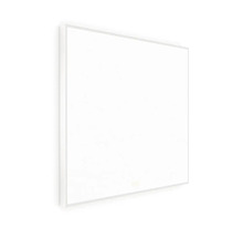 Štvorcový plochý LED panel s bielym rámom a dotykovou funkciou.