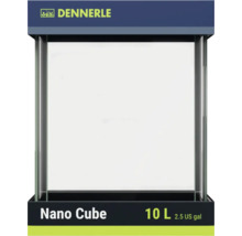 Sklenené akvárium Dennerle Nano Cube s objemom 10 litrov.