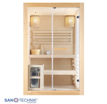 Fínska sauna HomeLuxe PANORAMA 200 x 130 x 120 cm 3,6 kW