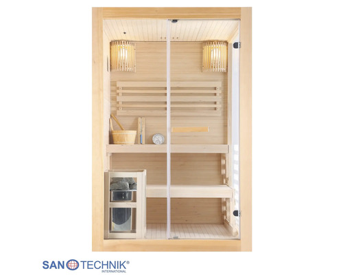 Fínska sauna HomeLuxe PANORAMA 200 x 130 x 120 cm 3,6 kW