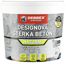 Dizajnová stierka DEBBEX s efektom betónu v odtieni Natural v kybli