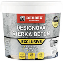 Debbex Designová stierka betón by Den Braven vo vedre pre imitáciu betónu.