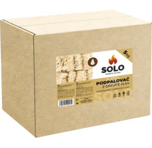 SOLO podpaľovač z drevitej vlny v balení s hmotnosťou 5 kilogramov.