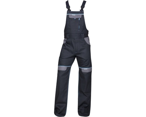 Pracovné nohavice s náprsenkou ARDON COOL TREND čierne veľkosť 48