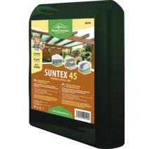 Zelená Nohel Garden tieňovka Suntex 45 s okami, 1,5 krát 10 metrov, 45 percent tienenia, pre pergoly a skleníky.