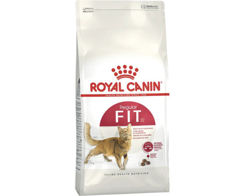 Granule Royal Canin Regular Fit 32 pre dospelé mačky v uzatvárateľnom balení.