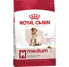 Granule pre psov Royal Canin Medium Adult 7 plus pre stredne veľké psy od 7 rokov, 11 až 25 kilogramov.