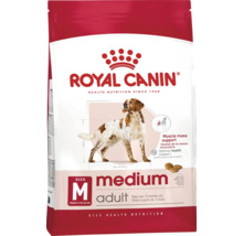 Granuly Royal Canin Medium Adult pre psy staršie ako 12 mesiacov od 11 do 25 kilogramov na podporu svalovej hmoty a zdravia.