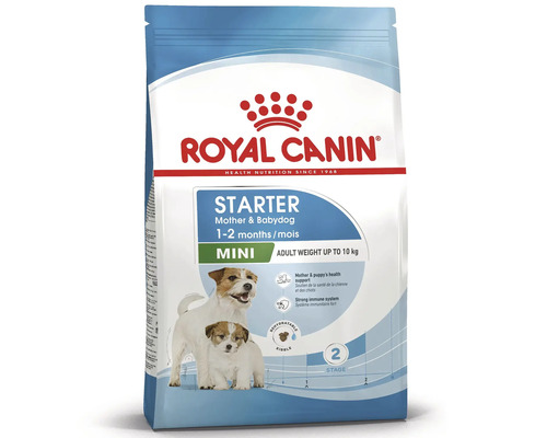 Krmivo Royal Canin Starter Mother and Babydog Mini pre malé suky a šteniatka do 10 kilogramov.