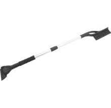 Teleskopická škrabka na ľad do automobilu Compass s metlou Black 77–100 cm