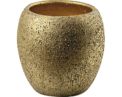 Obal na kvetináč RITA keramický Ø 18 x 16 cm zlatý