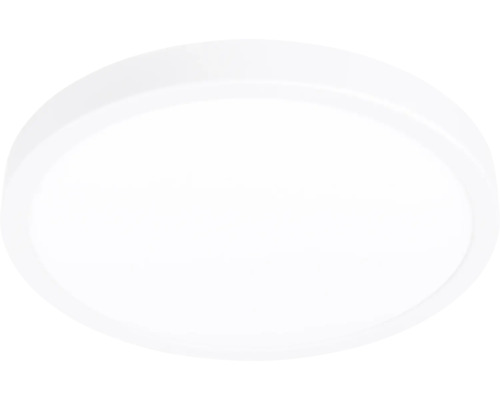 Okrúhle biele LED stropné svietidlo z plastu.