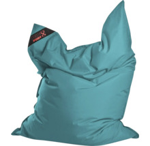 Veľký sedací vak v tyrkysovej farbe s Big Foot Logo.