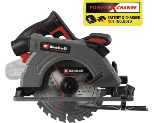 Akumulátorová kotúčová píla Einhell Professional, bezuhlíkový motor, Power X-Change, Einhell Logo, bez batérie a nabíjačky.