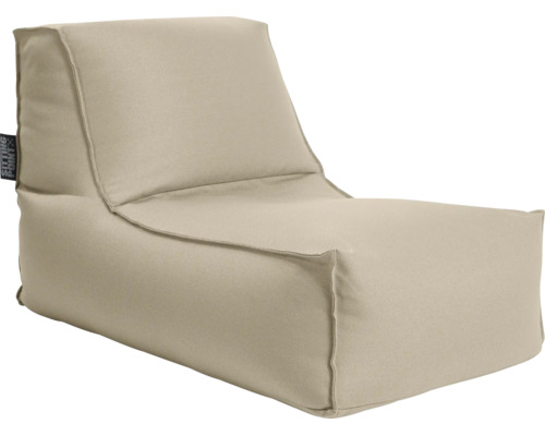 Béžový ergonomický sedací vak Sitting Point z odolnej textílie.