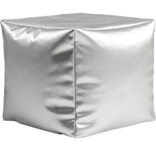Taburet Sitting Point Metalico strieborný 40 x 40 cm