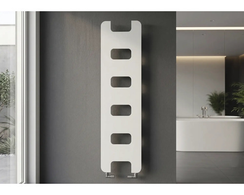 Dizajnové výhrevné teleso Rotheigner 1590 x 450 x 62-90 mm pripojenie 1/2" dole obojstranne