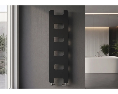 Dizajnové výhrevné teleso Rotheigner 1590 x 450 x 62-90 mm pripojenie 1/2" dole obojstranne