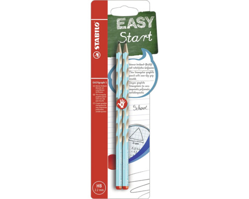 Ceruzky STABILO EASYgraph S HB modrá P 2ks