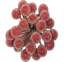 Prízdoba guličky omrznutej 10 x 1 cm