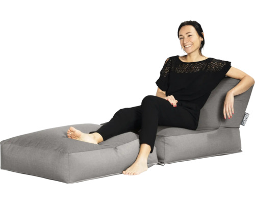 Vonkajšie sedacie kreslo Sitting Point Twist sivé 70 x 80 cm