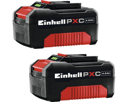 Dva akumulátory Einhell Power X Change s kapacitou 4.0 ampérhodín pre elektrické náradie