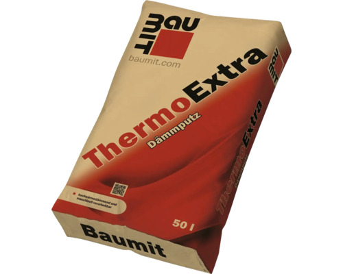 Vrece tepelnoizolačnej omietky Baumit ThermoExtra s objemom 50 litrov