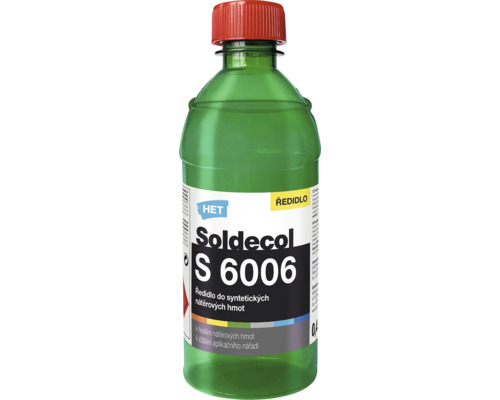 Riedidlo HET Soldecol S 6006 na synteticke naterove hmoty v plastovej flasi