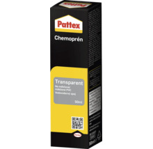 Pattex Chemopren Transparent kontaktné lepidlo na mäkčené PVC v tube s objemom 50 mililitrov