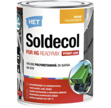 Vrchná polyuretánová farba na kov HET Soldecol PUR HG Readymix v plechovke