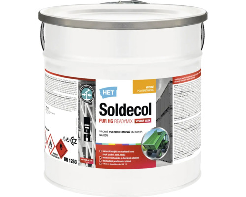 Polyuretánová farba na kov HET Soldecol PUR HG Readymix v plechovom obale