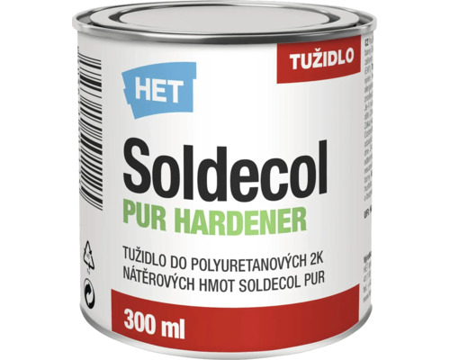HET Soldecol PUR tužidlo pre dvojzložkové polyuretánové nátery 300 mililitrov plechovka