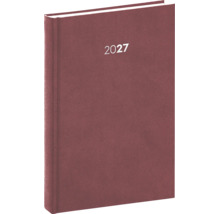 Planovaci kalendar pre rok 2027 s pevnou vazbou.