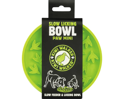 Miska Kiwi Walker Slow Licking Bowl Paw Mini pre psov v okrúhlom tvare