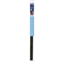 tesa kefové tesnenie pod dvere na koberce a textilné podlahy, 100 krát 4,3 centimetrov, samolepiace a skracovateľné.