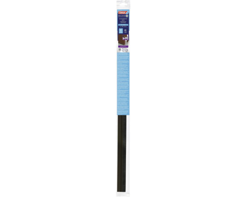 tesa kefové tesnenie pod dvere na koberce a textilné podlahy, 100 krát 4,3 centimetrov, samolepiace a skracovateľné.