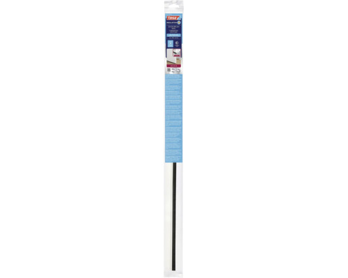Dverové kefové tesnenie Tesa pre hladké a nerovné podlahy, samolepiace, 100 krát 3,7 centimetrov, pre izoláciu proti prievanu a hluku.
